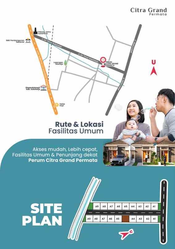 rumah subsidi timur patung jamu bulakrejo sukoharjo