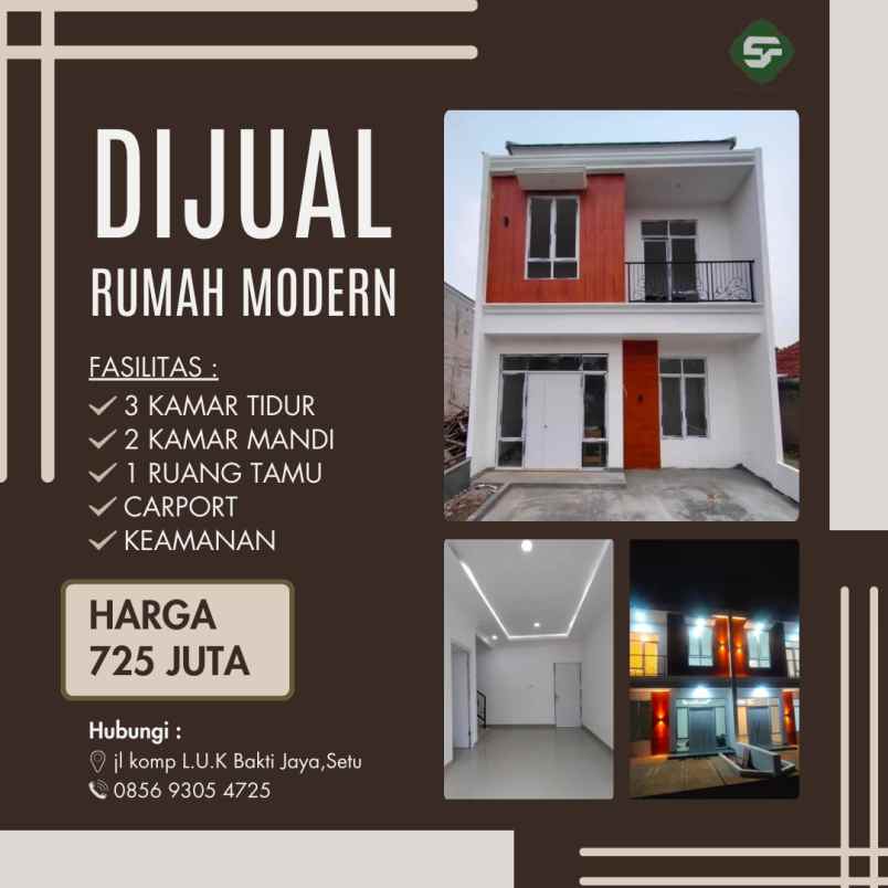 rumah termurah 2 lantai di serpong