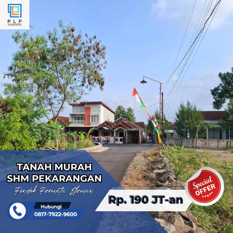 tanah 190 jutaan hanya 4 menit dari jalan magelang