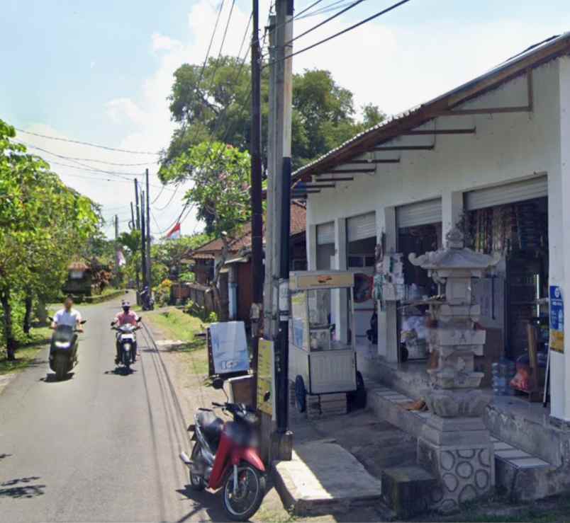 tanah di jalan utama padang tawang canggu babakan bali