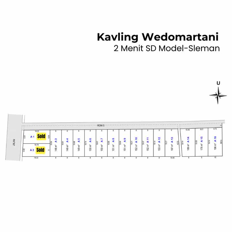 tanah kavling widomartani dekat std maguwoharjo