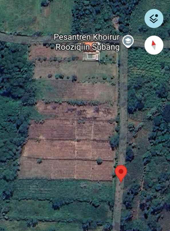 tanah kebun dekat jalan cagak subang