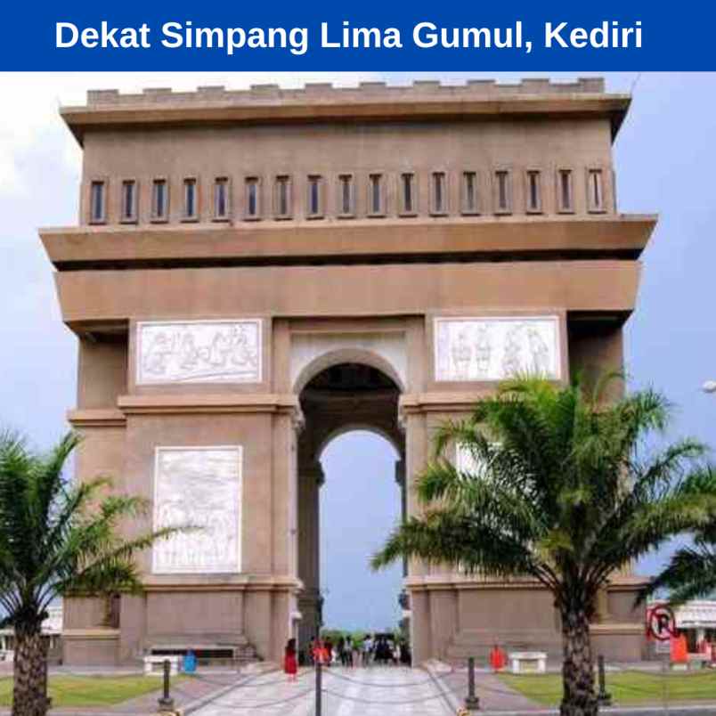 tanah kediri dekat simpang lima gumul shm pecah unit