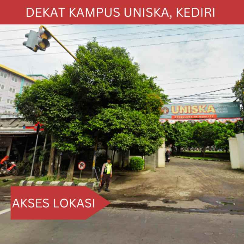 tanah kediri terima shm dekat kampus uniska