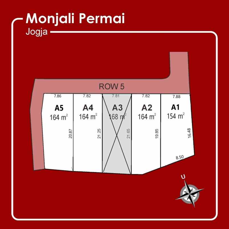 tanah monjali dijual dekat sekolah yis palagan