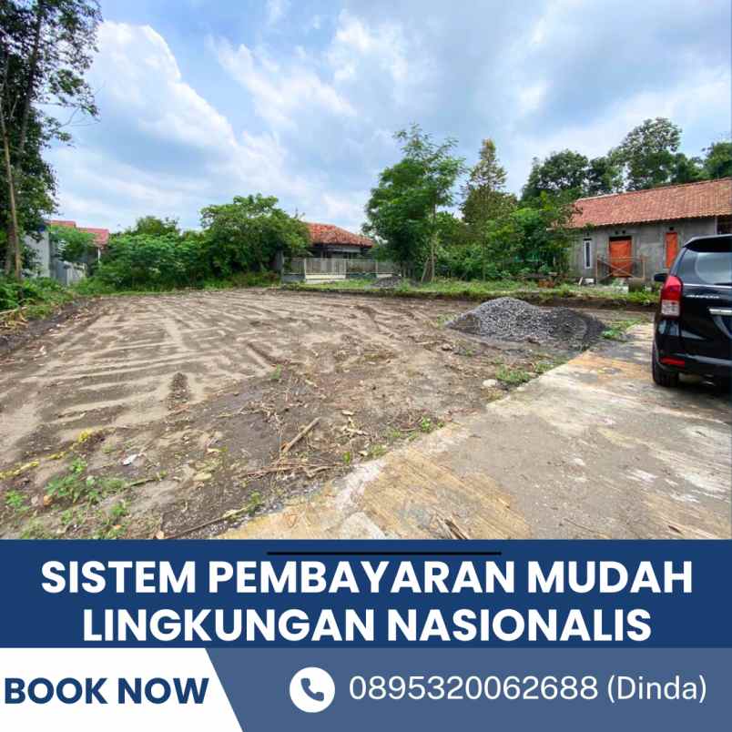 tanah pekarangan murah di jl raya tajem