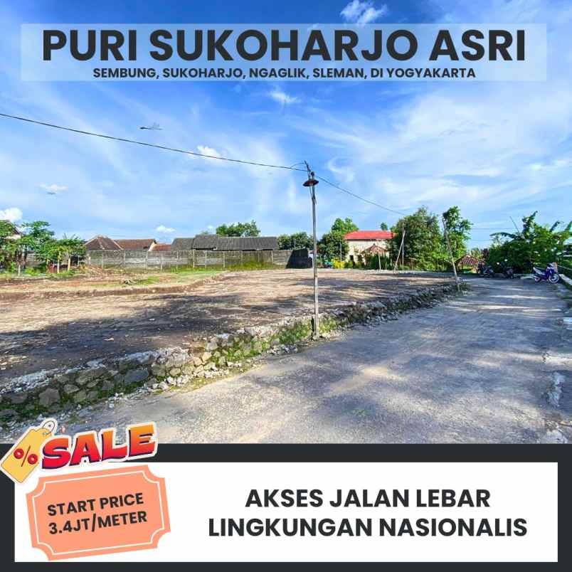 tanah pekarangan timur jakal km 12 5 lokasi strategis