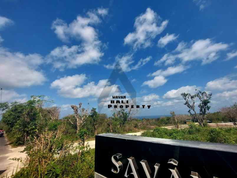 tanah sea view 1 76 hektar di pecatu dekat savaya