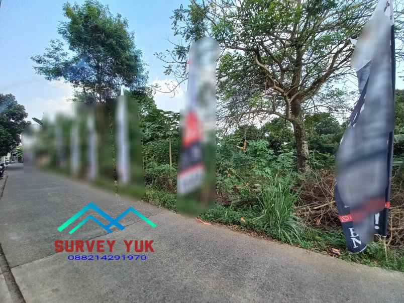 tanah strategis pinggir jalan buaran pamulang