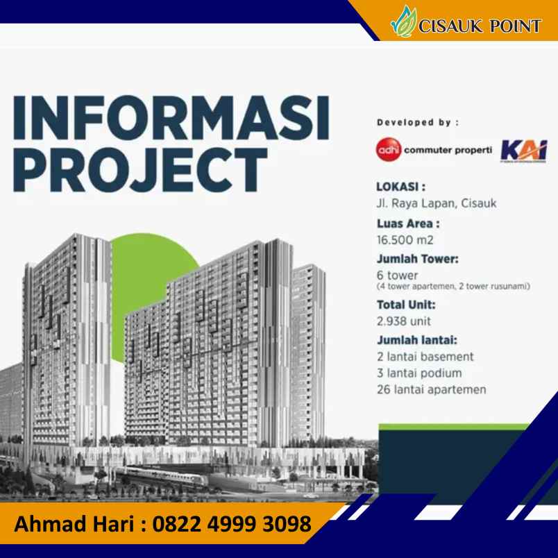 apartemen baru cisauk point bsd city tangerang