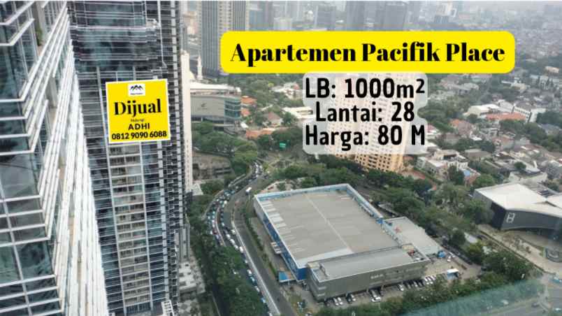 apartemen office pacifik place lt 28 sudirman jakarta