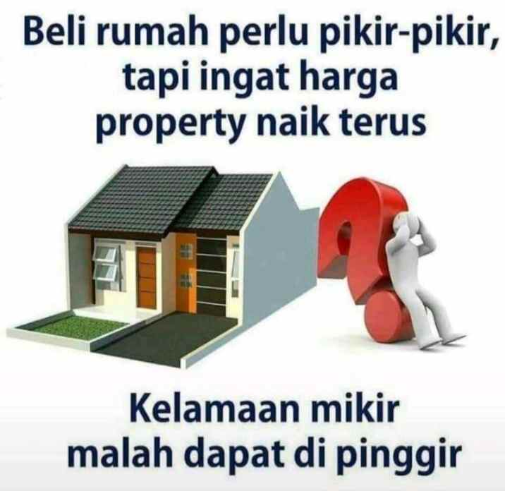 beli rumah 1 lantai dapat 2 lantai dengan dp suka2