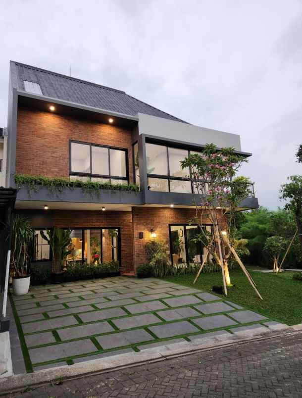 brand new house 2 lantai di delatinos bsd city tangsel