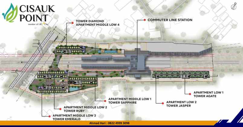 cisauk point apartemen baru bsd city