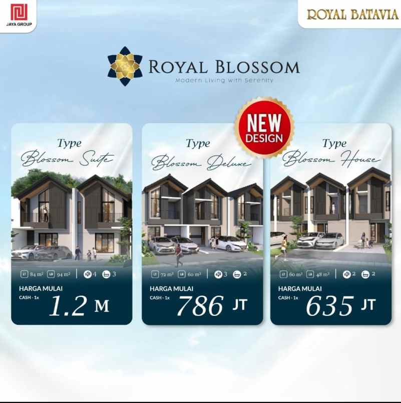 cluster baru royal blossom