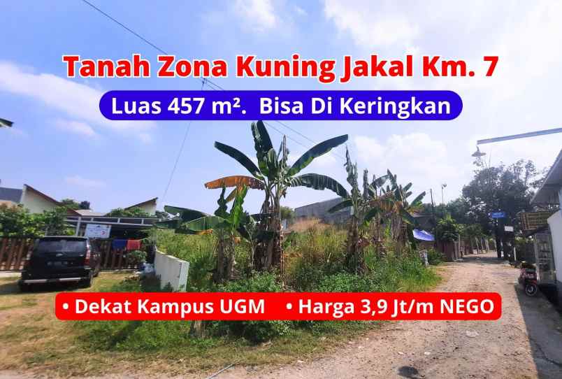 dekat superindo jl kaliurang km 7 cocok bangun hunian