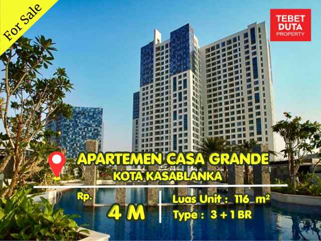 dijual apartemen jl casablanca raya