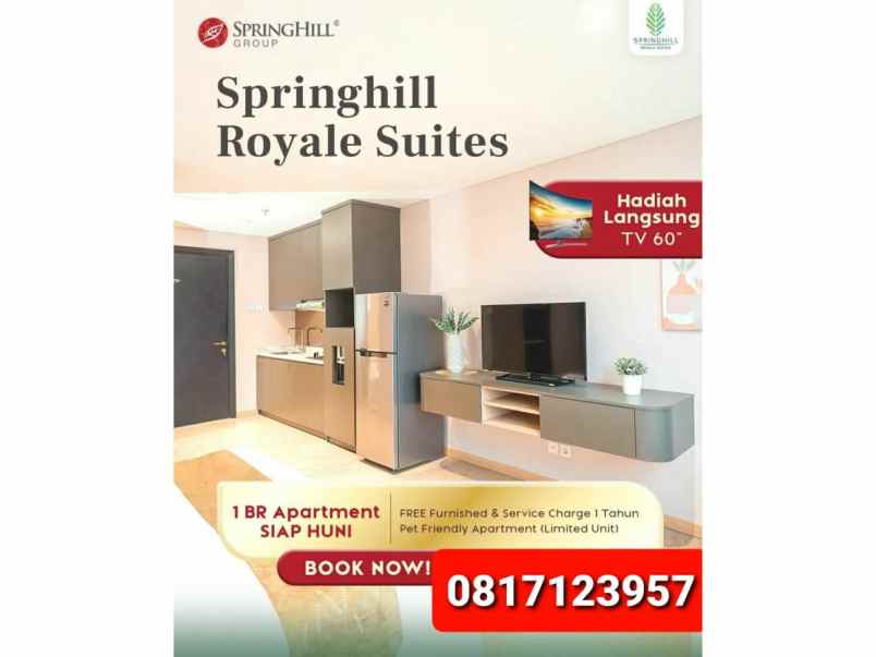 dijual apartemen the springhill royal suite