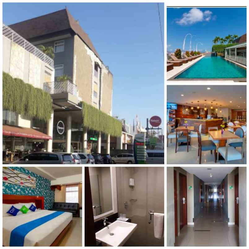 dijual hotel bintang 3 di area kuta bali