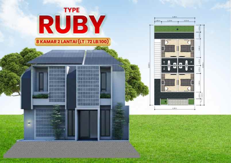 dijual kost cikarawang