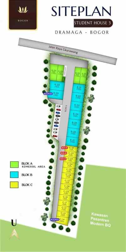 dijual kost cikarawang