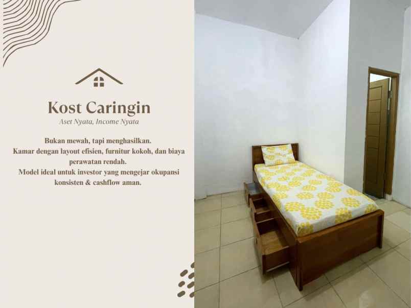 dijual kost jalan caringin