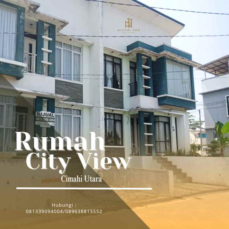 dijual mendesak rumah 2 lantai cimahi city view