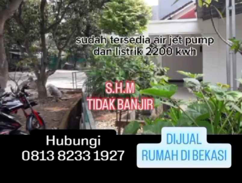 dijual murah rumah luas 209 m kota bekasi