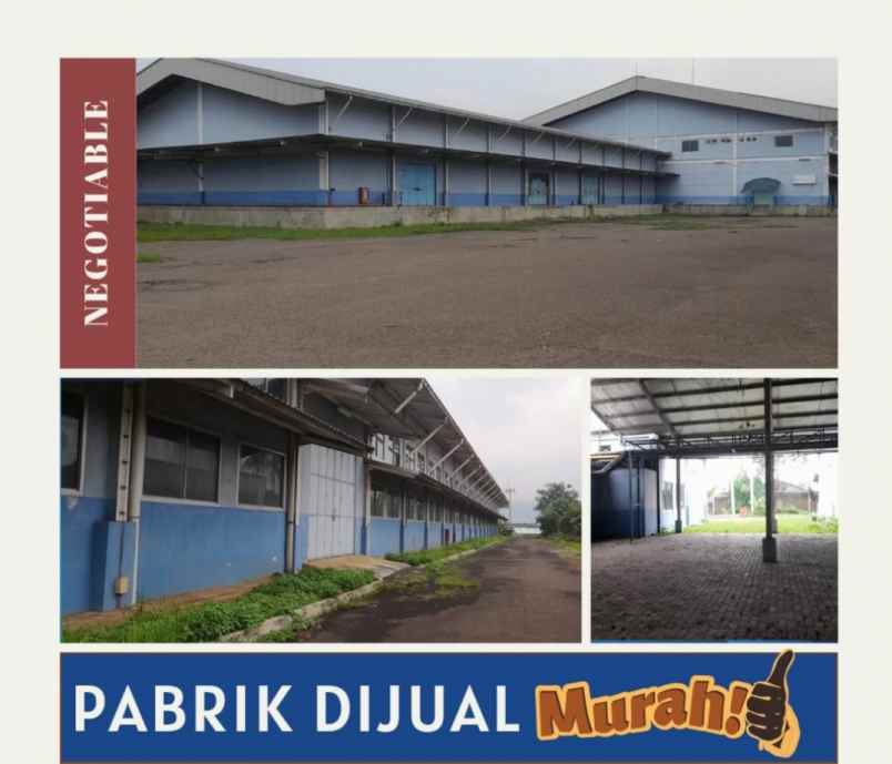 dijual pabrik murah bogor jawa barat