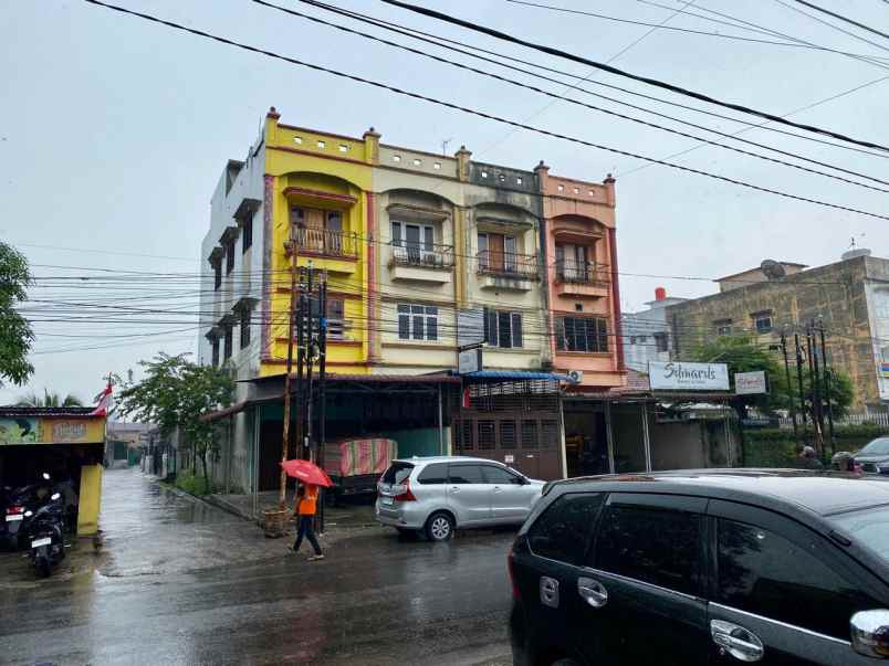 dijual ruko 3 lantai jl amal medan sunggal