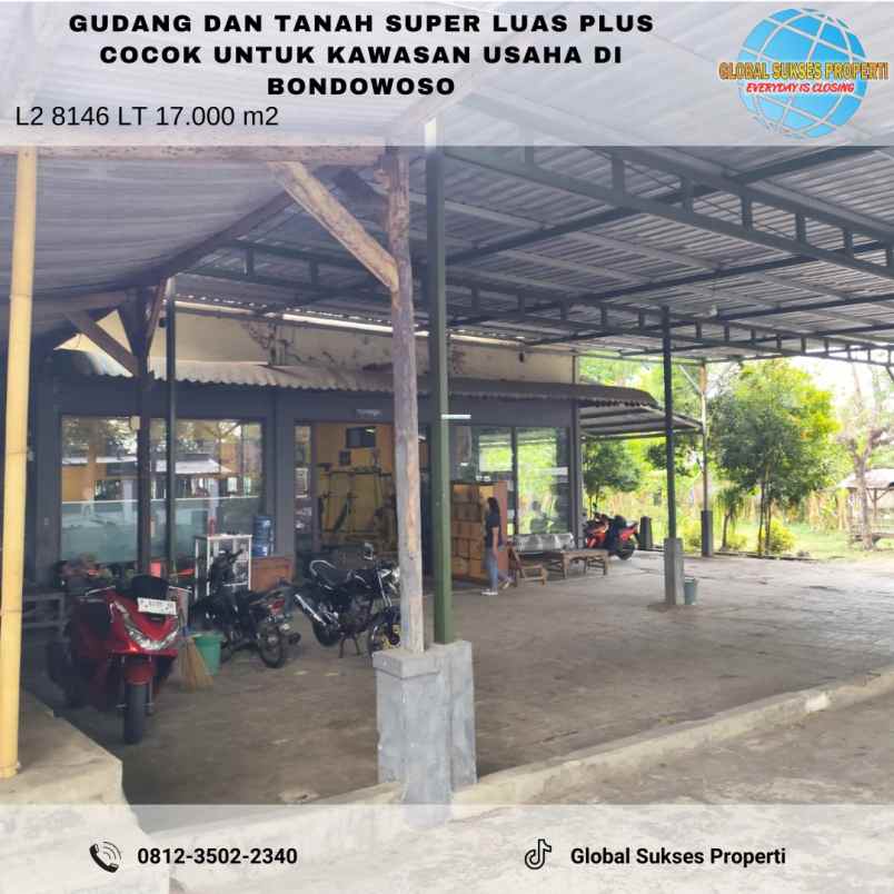 dijual ruko gudang kantor kota kulon