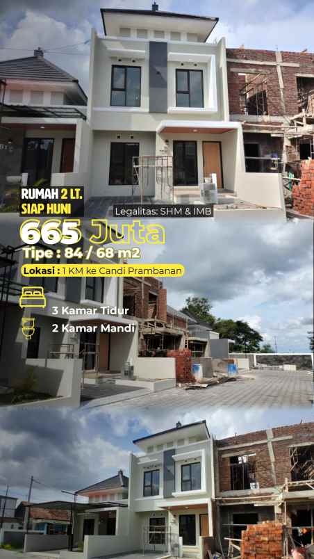 dijual rumah 1 km candi prambanan