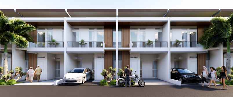 dijual rumah 2 lantai sawangan urban homes