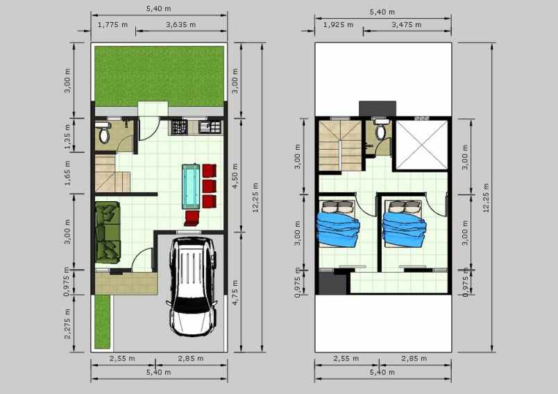 dijual rumah 2 lantai sawangan urban homes