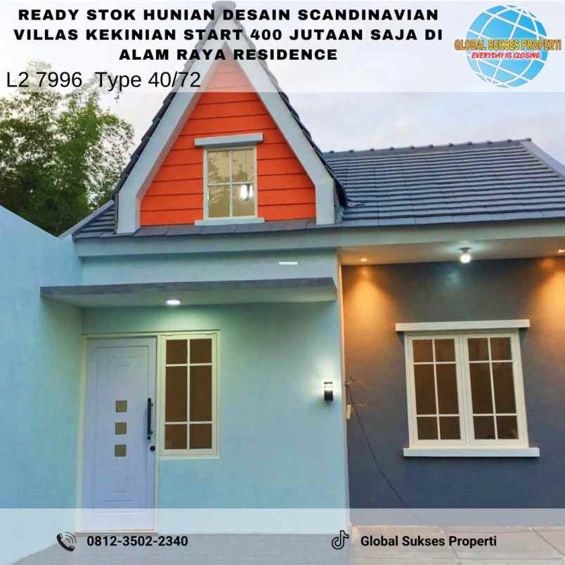 dijual rumah alam raya residence