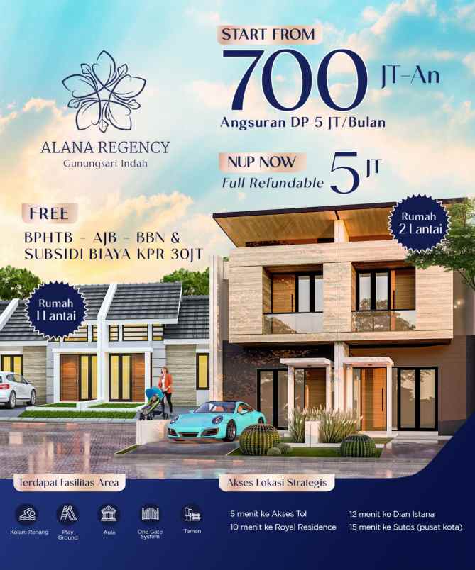 dijual rumah alana