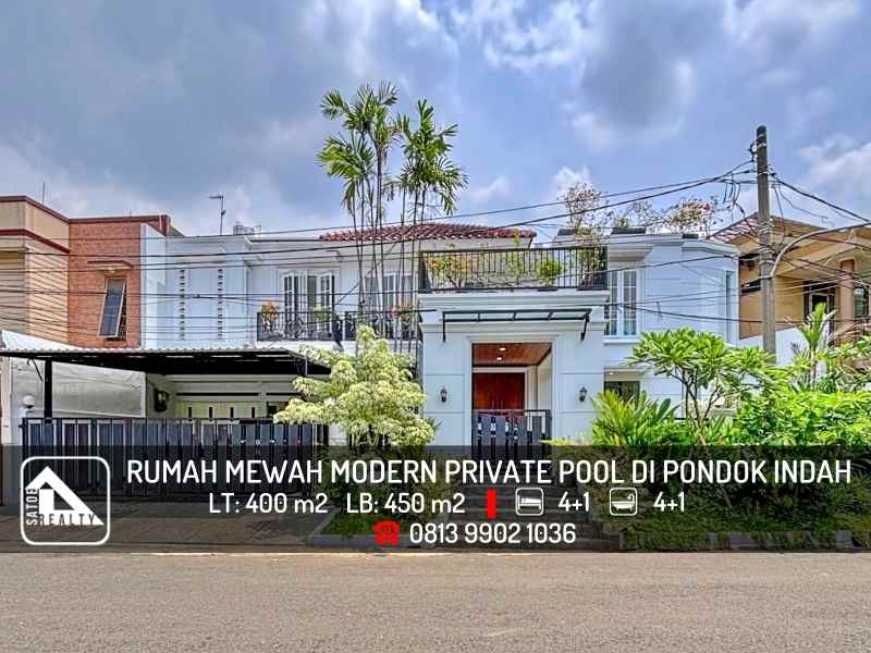 dijual rumah area niaga hijau pondok