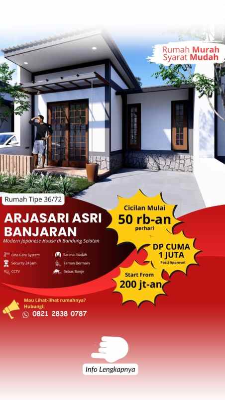 dijual rumah arjasari banjaran