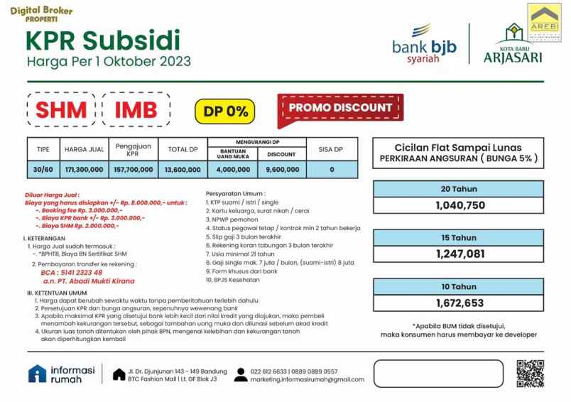 dijual rumah arjasari kabupaten bandung