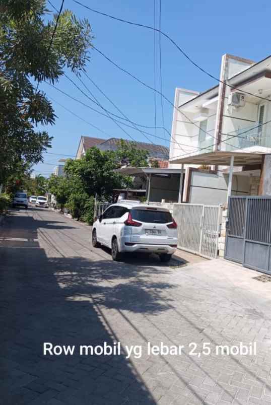 dijual rumah baru di mulyosari surabaya timur