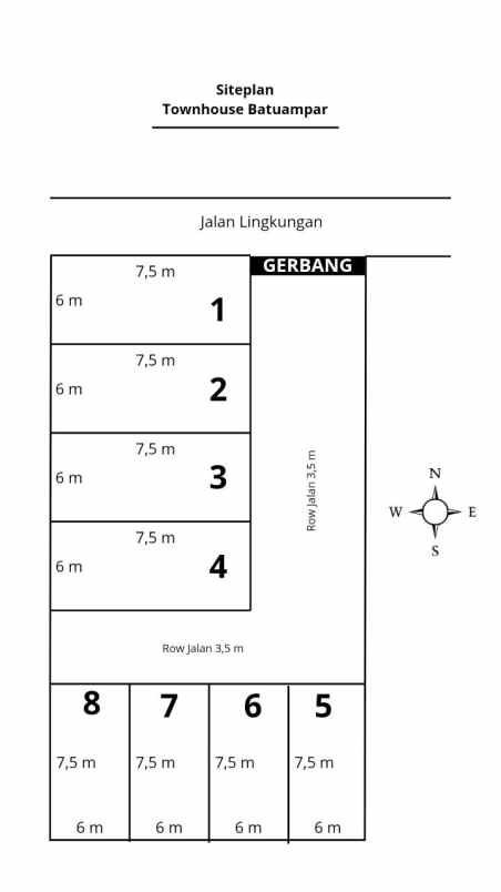 dijual rumah batu ampar