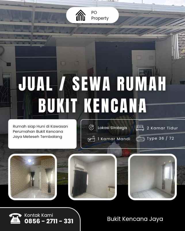 dijual rumah bukit kencana jaya
