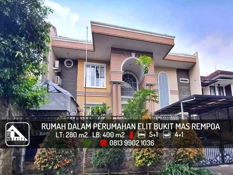 dijual rumah bukit mas rempoa