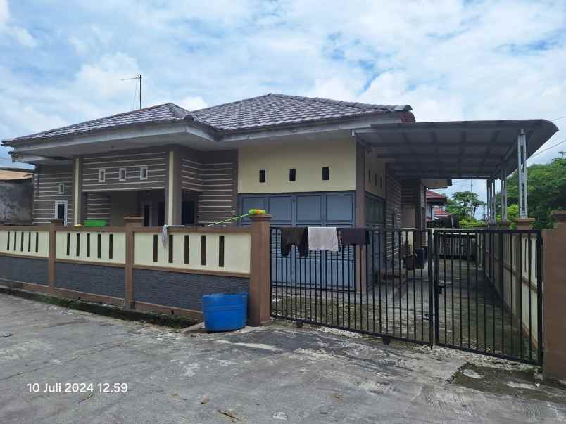 dijual rumah bulatan di garuda sakti km 3 420 juta