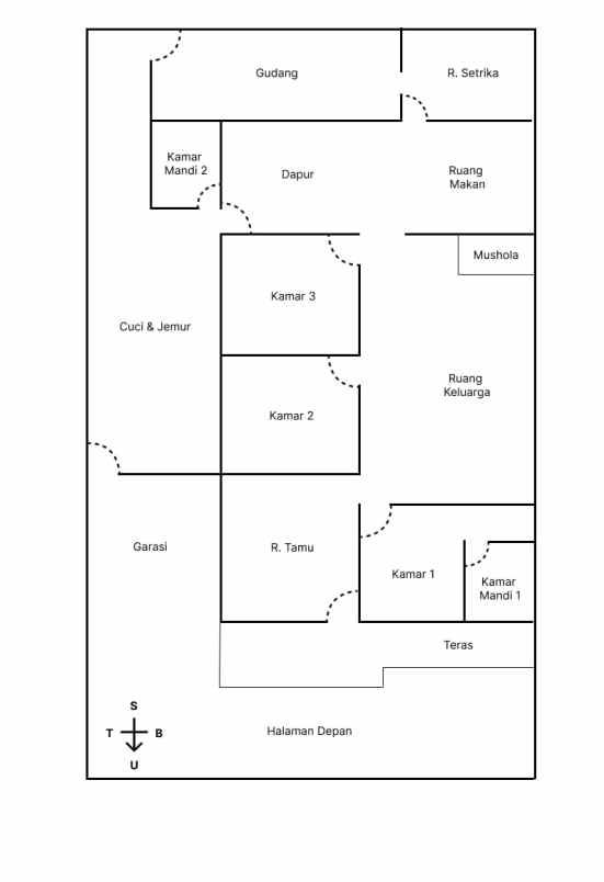 dijual rumah bunulrejo