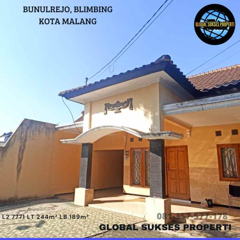 dijual rumah bunulrejo