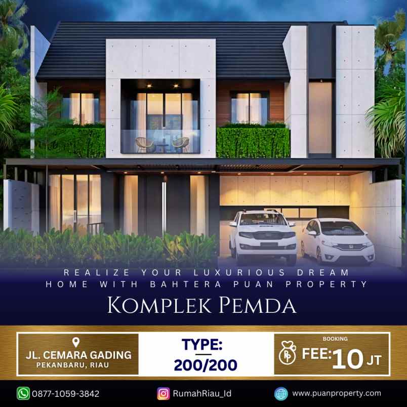 dijual rumah cemara gading