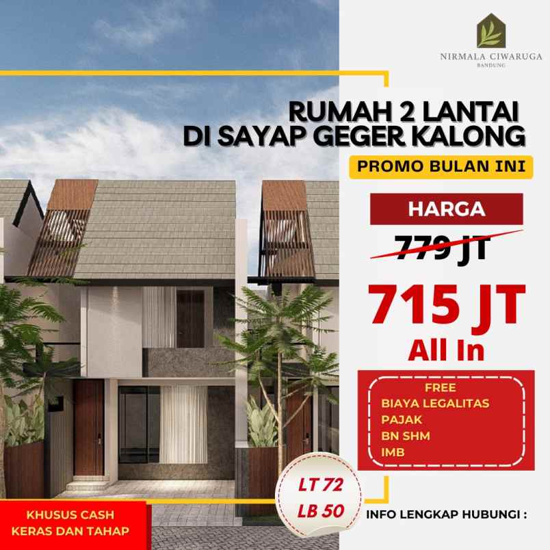 dijual rumah cigugur girang ciwaruga