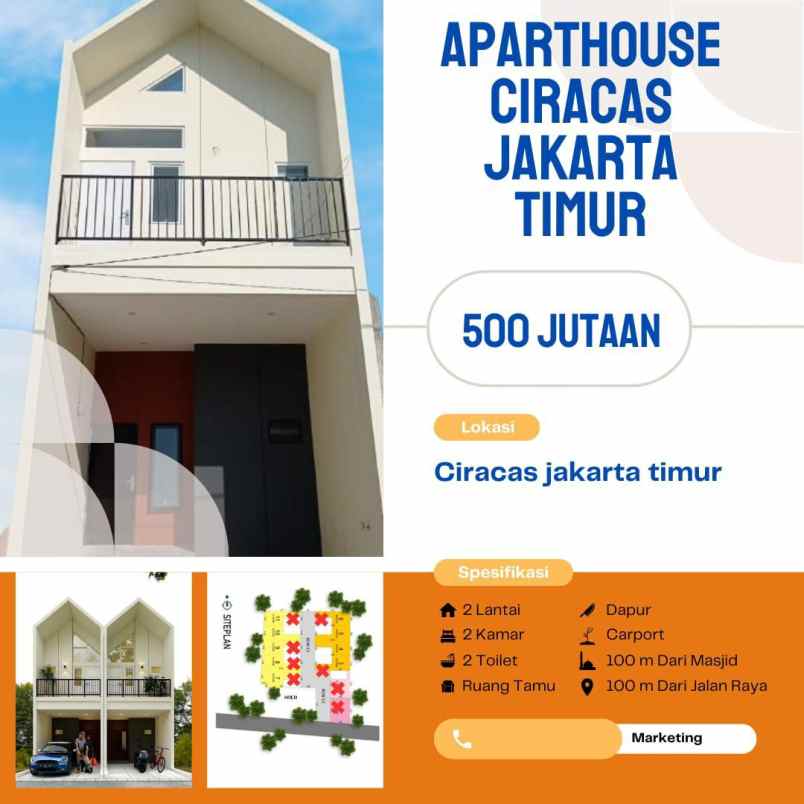 dijual rumah ciracas jakarta timur