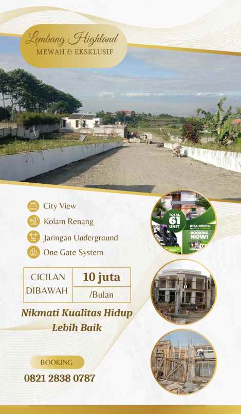 dijual rumah cisarua bandung barat